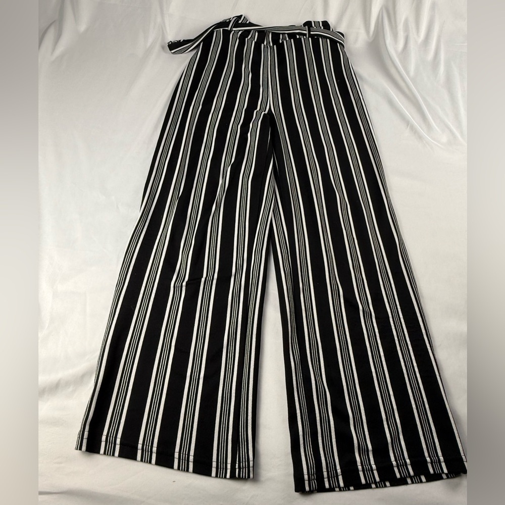 American Vintage Black and White Striped Pants